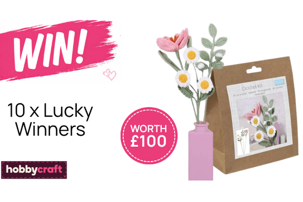 Win a Hobbycraft Floral Blooms Crochet Kit