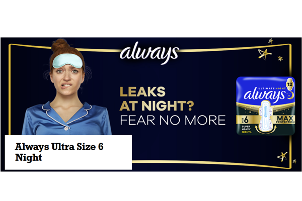Free Always Ultra Night Pads