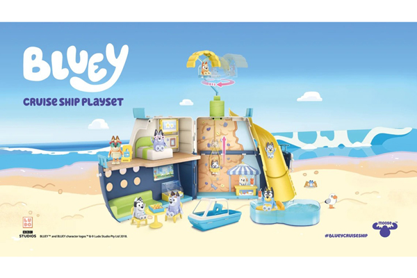 Free Bluey Cruise Ship Toy