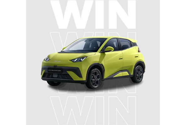 Win a BYD Dolphin Surf