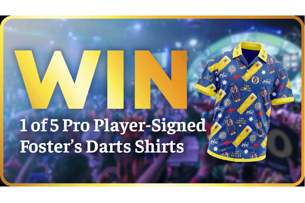 Win a Foster’s Darts Shirts