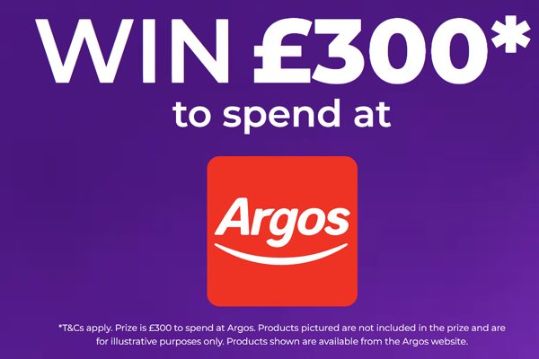 Win a £300 Argos Gift Card
